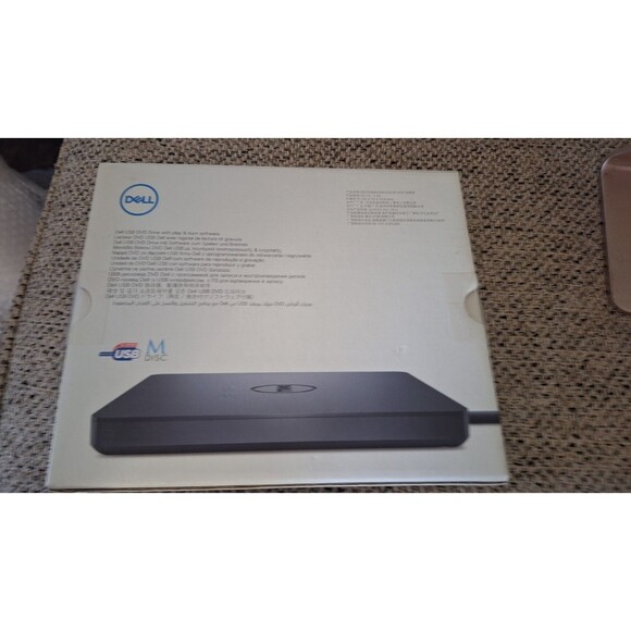 Dell USB Slim DVD CD External Drive DW316 RW - NEW +  SEALED‎ - - Picture 2 of 8